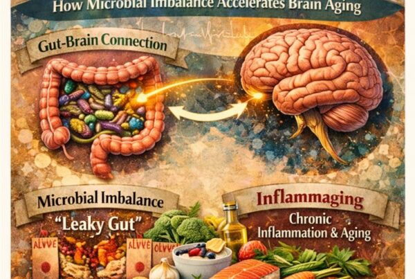 How Microbial Imbalance Accelerates Brain Aging